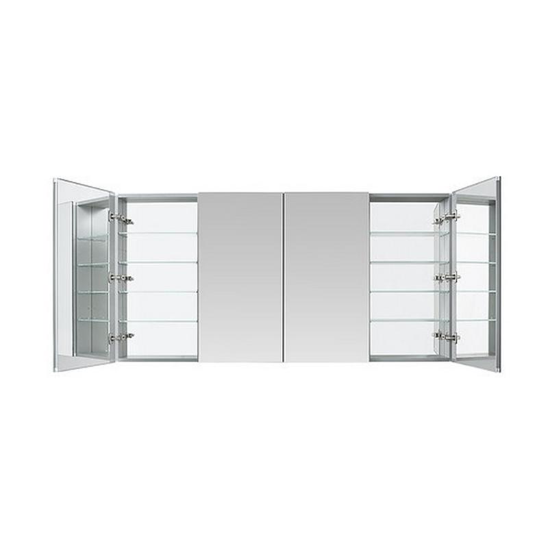 AQUADOM Royale Medicine Cabinet, Recessed or Surface 72" x 5" x 36"