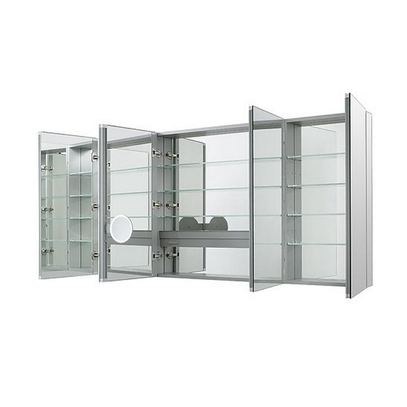 AQUADOM Royale Medicine Cabinet, Recessed or Surface 72" x 5" x 36"