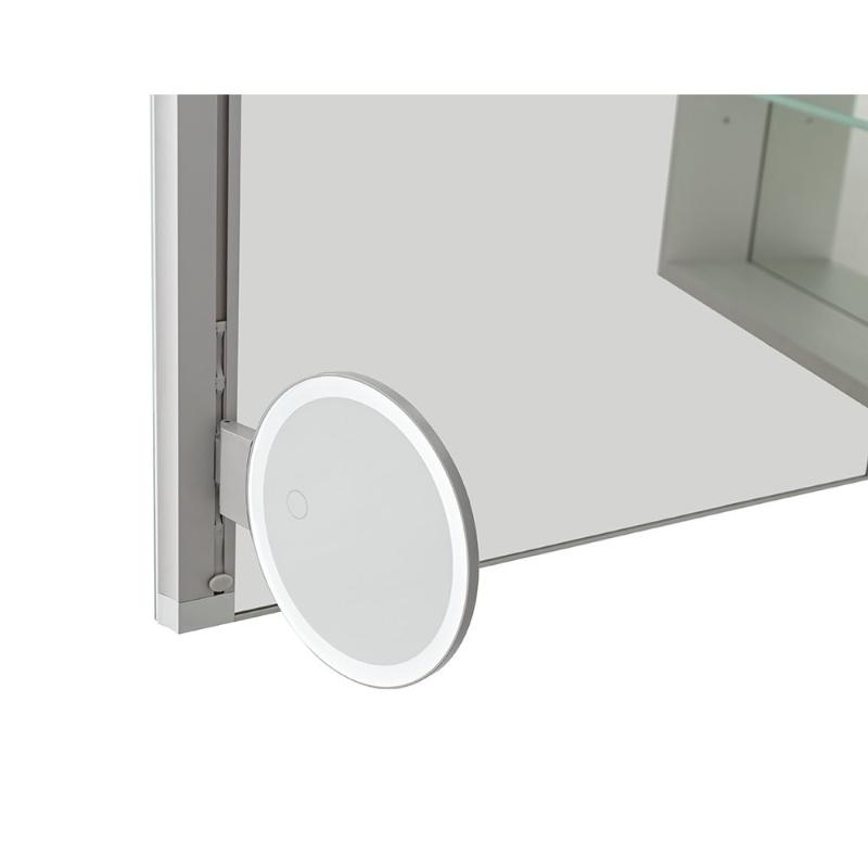 AQUADOM Royale Plus LED Lighted Medicine Cabinet, Anit-Fog, Dimmable, Recessed or Surface 24" x 5" x 30"