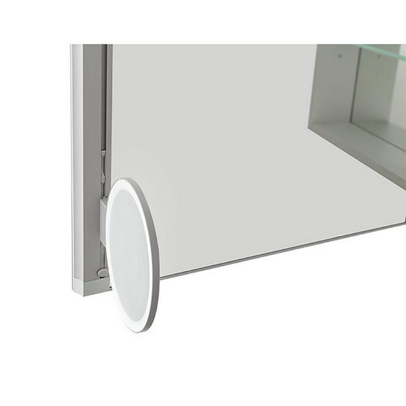 AQUADOM Royale Plus LED Lighted Medicine Cabinet, Anit-Fog, Dimmable, Recessed or Surface 24" x 5" x 30"