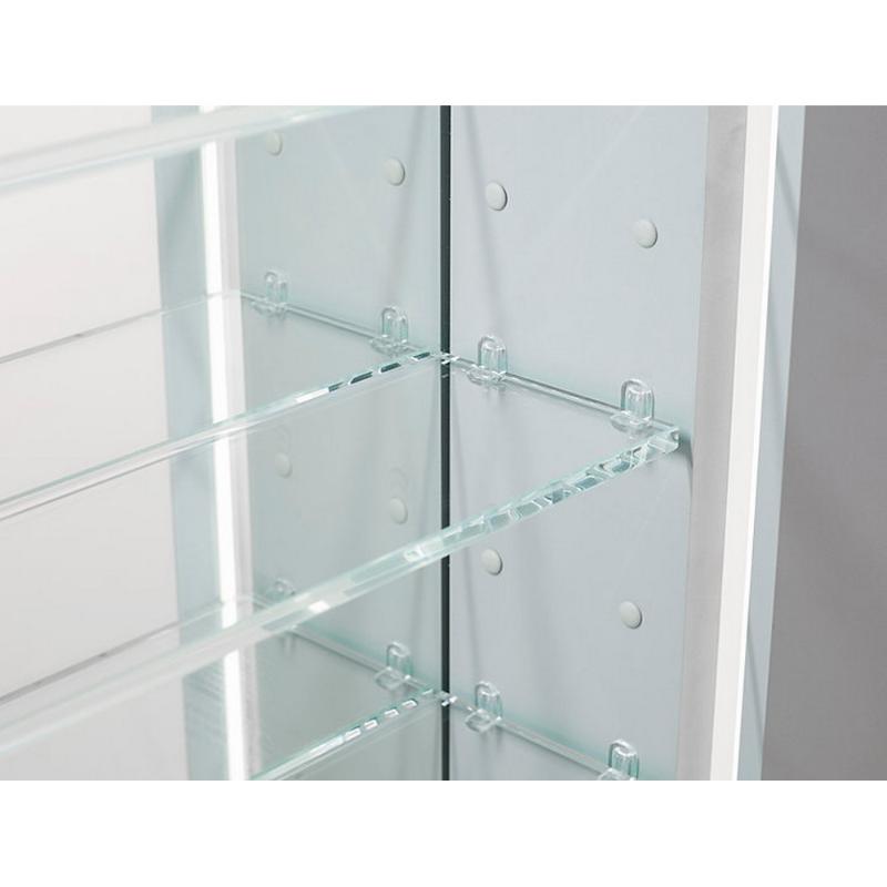 AQUADOM Royale Plus LED Lighted Medicine Cabinet, Anit-Fog, Dimmable, Recessed or Surface 30" x 5" x 36"