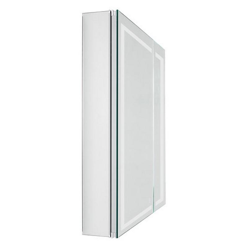 AQUADOM Royale Plus LED Lighted Medicine Cabinet, Anit-Fog, Dimmable, Recessed or Surface 30" x 5" x 36"