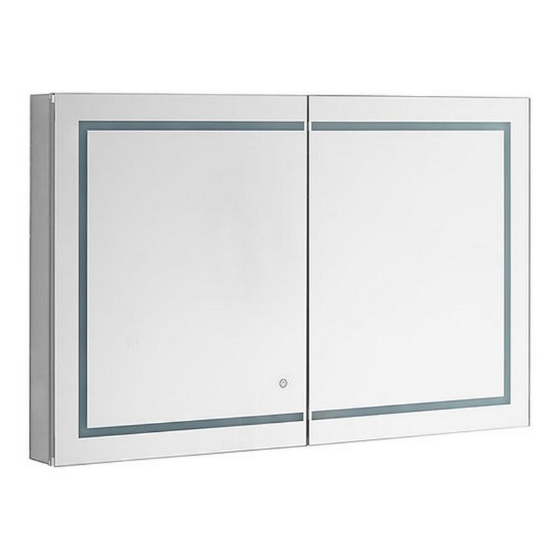 AQUADOM Royale Plus LED Lighted Medicine Cabinet, Anti-Fog, Dimmable, Recessed or Surface 40" x 5" x 36"