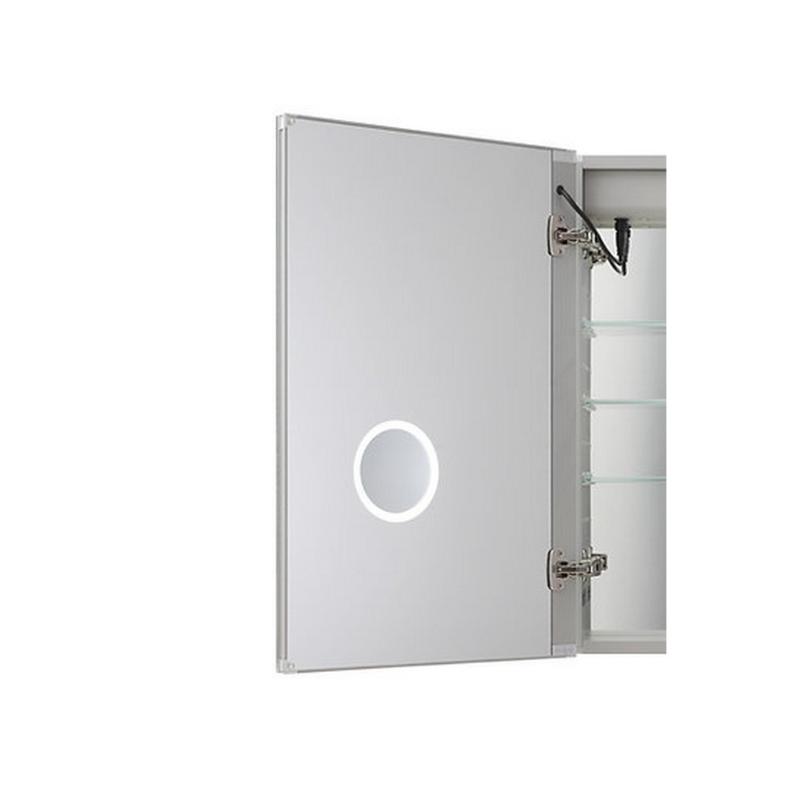 AQUADOM Royale Plus LED Lighted Medicine Cabinet, Anti-Fog, Dimmable, Recessed or Surface 48" x 5" x 30"