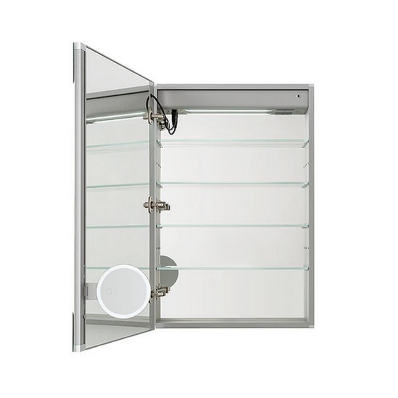AQUADOM Signature Royale LED Lighted Medicine Cabinet, Anti-Fog, Dimmable, Recessed or Surface 24" x 5" x 30"