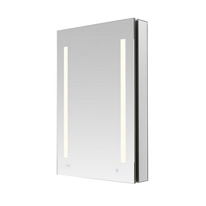 AQUADOM Signature Royale LED Lighted Medicine Cabinet, Anti-Fog, Dimmable, Recessed or Surface 24" x 5" x 30"