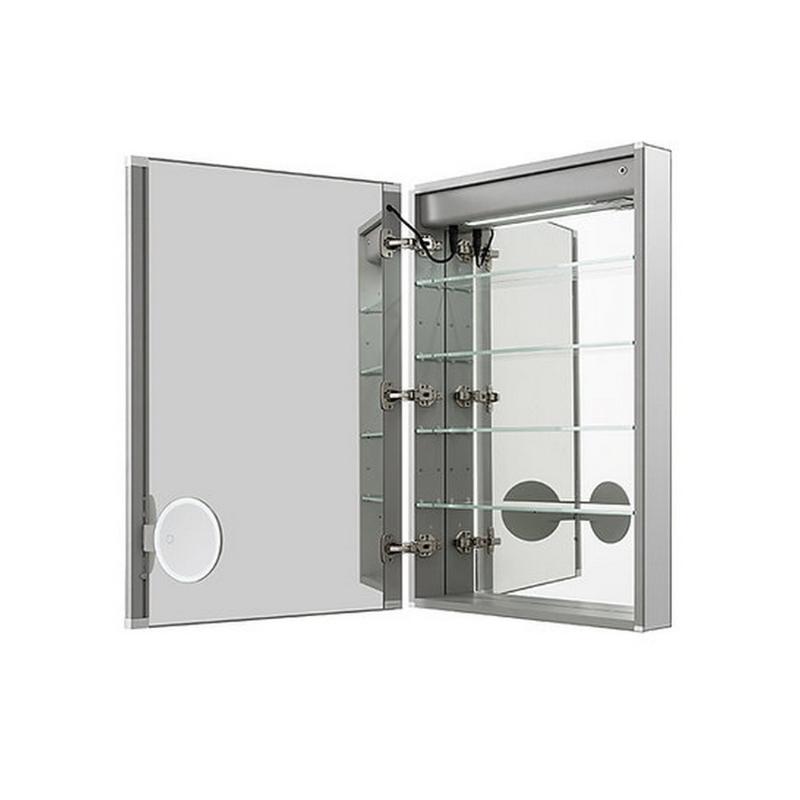 AQUADOM Signature Royale LED Lighted Medicine Cabinet, Anti-Fog, Dimmable, Recessed or Surface 24" x 5" x 30"