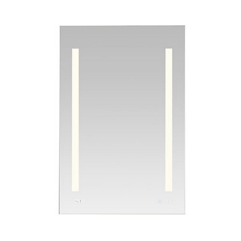 AQUADOM Signature Royale LED Lighted Medicine Cabinet, Anti-Fog, Dimmable, Recessed or Surface 24" x 5" x 40"