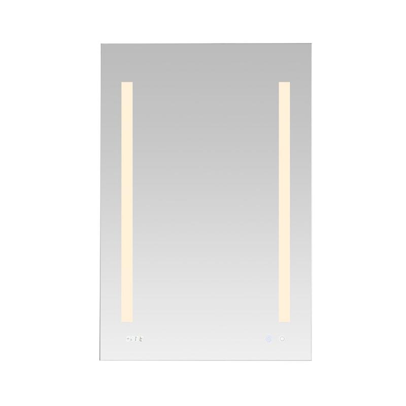 AQUADOM Signature Royale LED Lighted Medicine Cabinet, Anti-Fog, Dimmable, Recessed or Surface 24" x 5" x 40"
