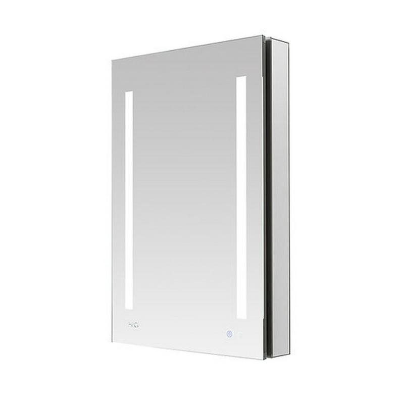 AQUADOM Signature Royale LED Lighted Medicine Cabinet, Anti-Fog, Dimmable, Recessed or Surface 24" x 5" x 40"
