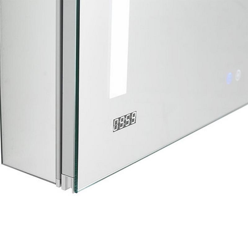 AQUADOM Signature Royale LED Lighted Medicine Cabinet, Anti-Fog, Dimmable, Recessed or Surface 36" x 5" x 30"