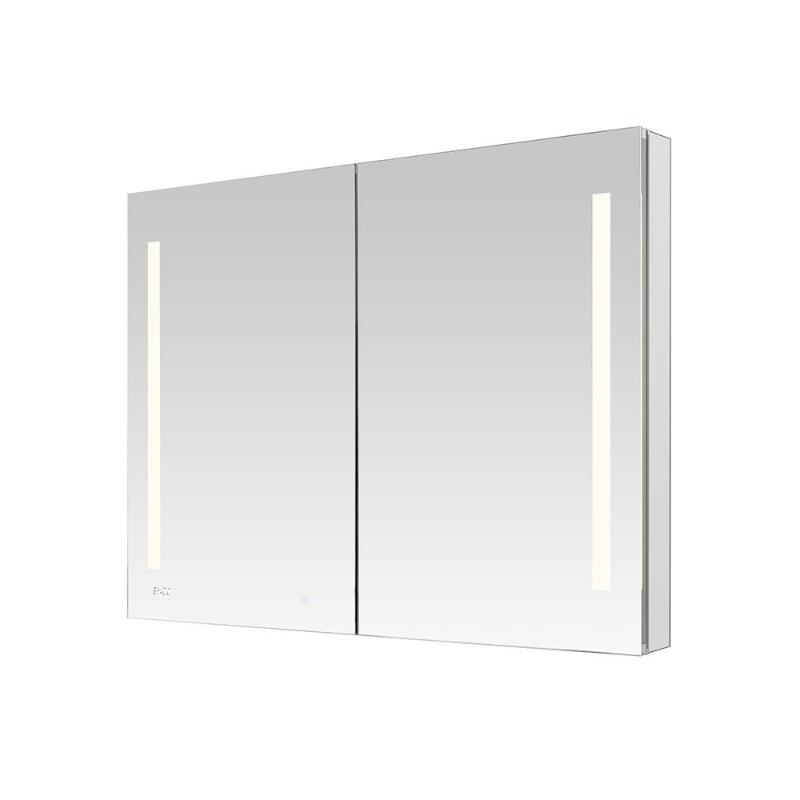AQUADOM Signature Royale, LED Lighted Medicine Cabinet, Anti-Fog, Dimmable, Recessed or Surface 48" x 5" x 30"