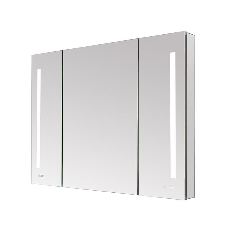 AQUADOM Signature Royale, LED Lighted Triple Door Medicine Cabinet, Anti-Fog, Dimmable, Recessed or Surface 36" x 5" x 30"