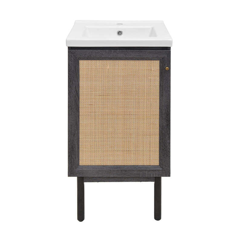 Swiss Madison Classé 18" Bathroom Vanity in Black