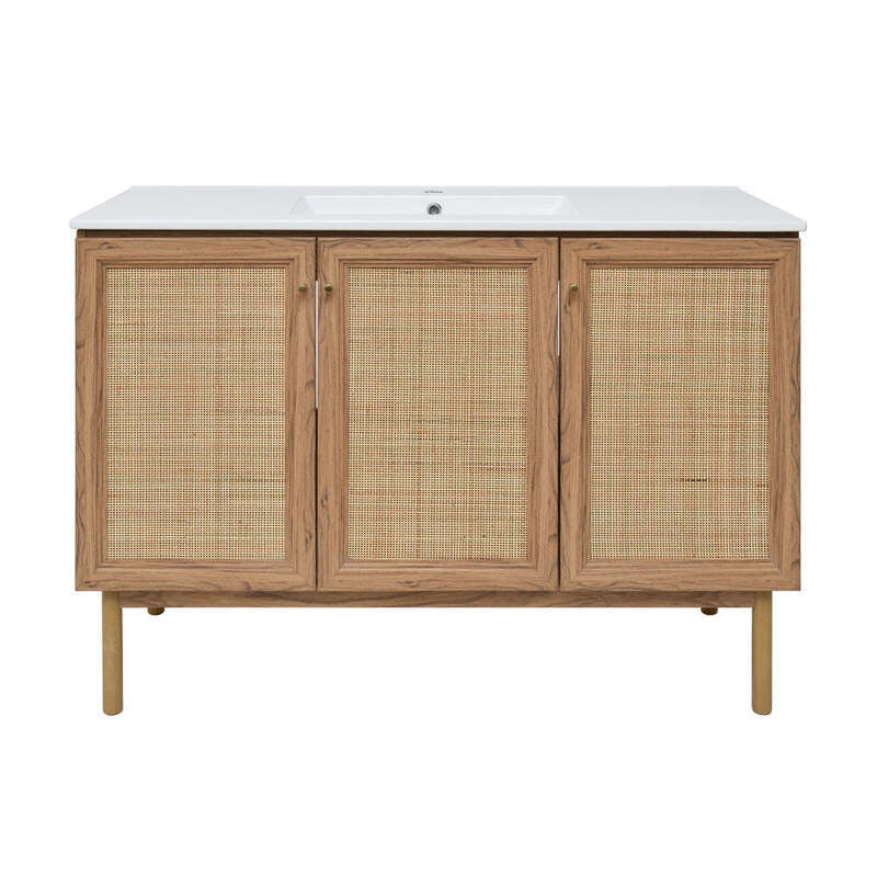 Swiss Madison Classé 48" Bathroom Vanity in Oak