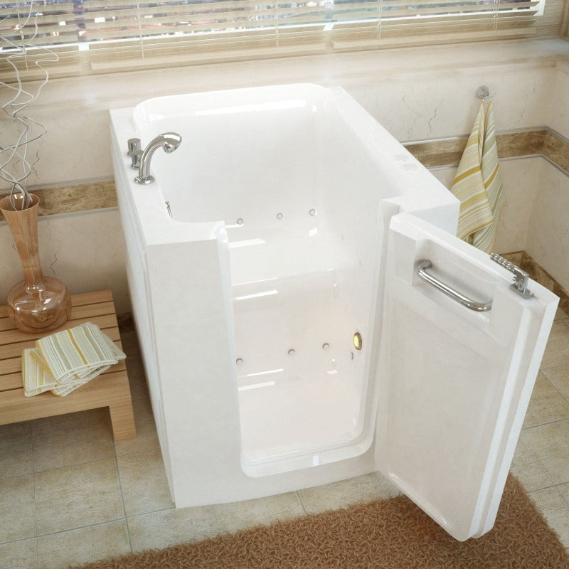 MediTub - 3238 Series Walk-In 32 x 38 Right Door White Air Jetted Walk-In Bathtub