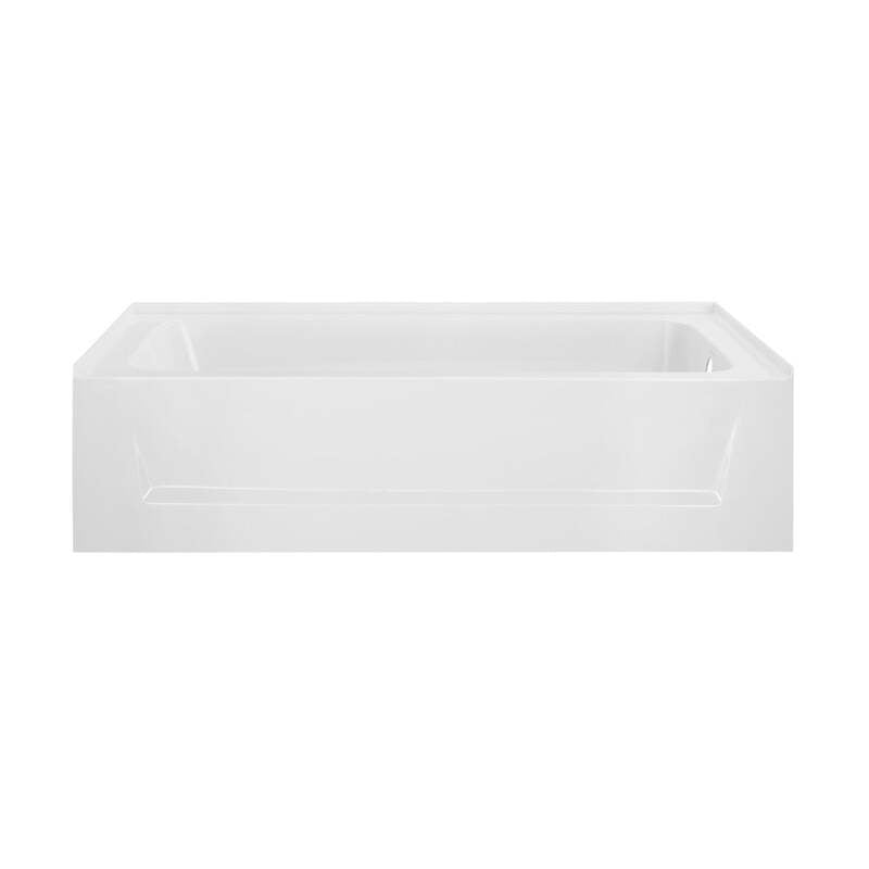 Swiss Madison Virage 60" x 30" Right-Hand Drain Alcove Bathtub with Apron