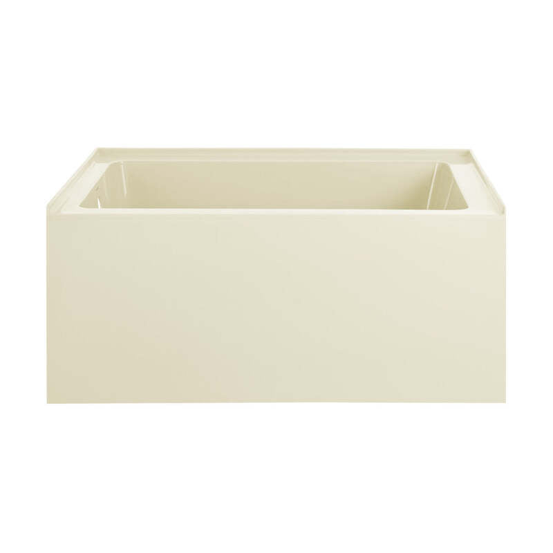 Swiss Madison Voltaire 48" X 32" Left-Hand Drain Alcove Bathtub with Apron in Bisque