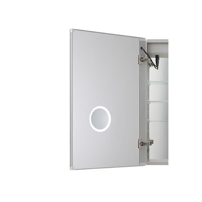 AQUADOM Royale Plus LED Lighted Triple Door Medicine Cabinet, Anti-Fog, Dimmable, Recessed or Surface 40" x 5" x 36"