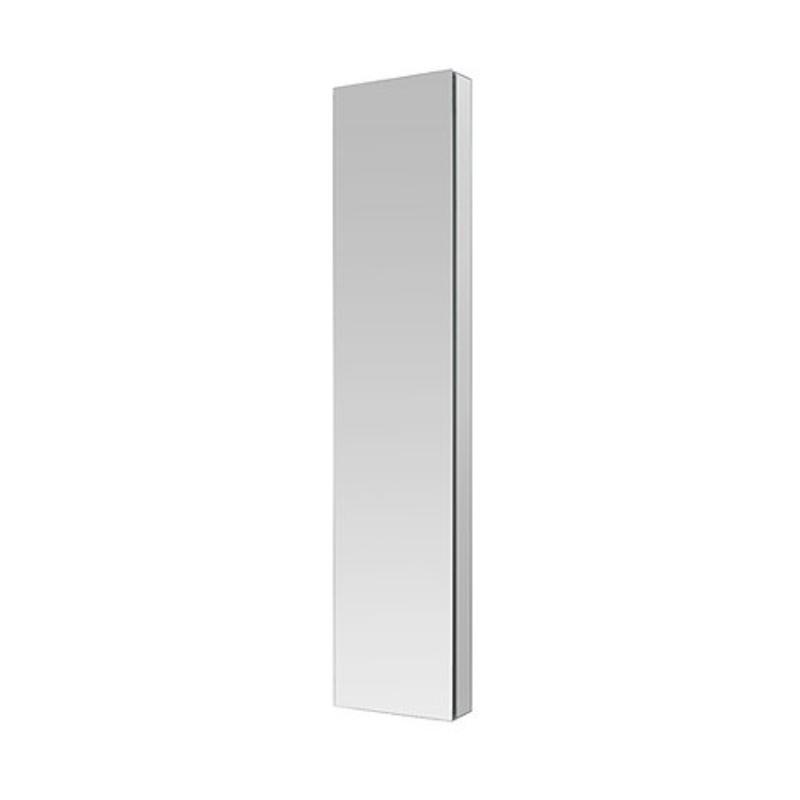AQUADOM Royale LED Light Medicine Cabinet, Left-Handed, Recessed or Surface 15" x 5" x 70"