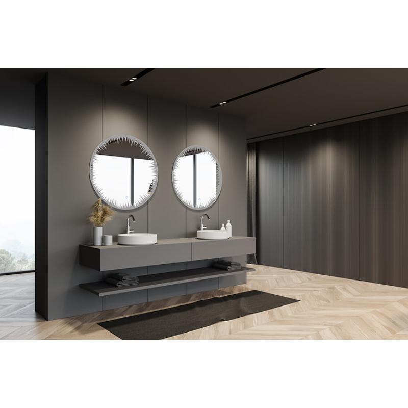 AQUADOM Royale Plus LED Lighted Medicine Cabinet, Anit-Fog, Dimmable, Recessed or Surface 30" x 1.5" x 30"