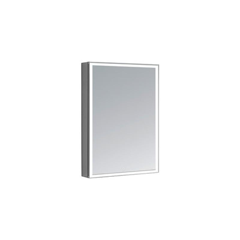 AQUADOM  Edge Royale LED Lighted Medicine Cabinet, Antifog, Dimmable, Right-Handed, Recessed or Surface 24" x 5" x 32"