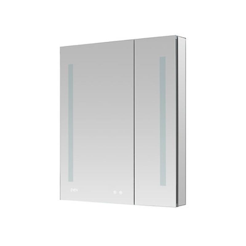 AQUADOM Signature Royale LED Lighted Medicine Cabinet, Anti-Fog, Dimmable, Recessed or Surface 30" x 5" x 30"