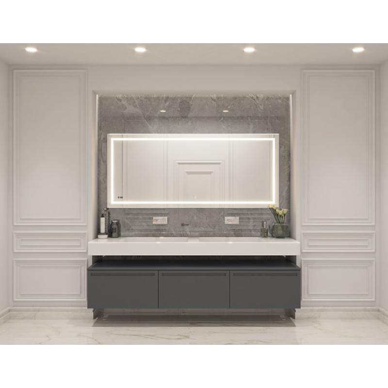AQUADOM Daytona LED Bathroom Vanity, Anti-Fog, Dimmable, Moisture Resistant 36" x 30"