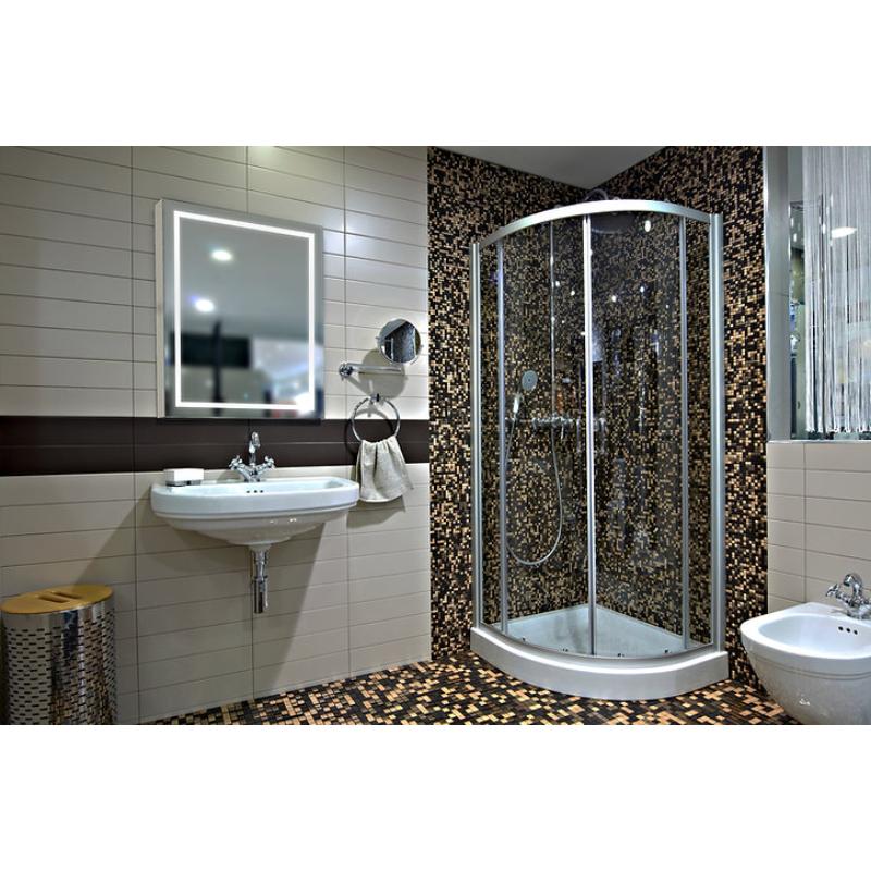 AQUADOM Royale Plus LED Lighted Triple Door Medicine Cabinet, Anti-Fog, Dimmable, Recessed or Surface 40" x 5" x 36"