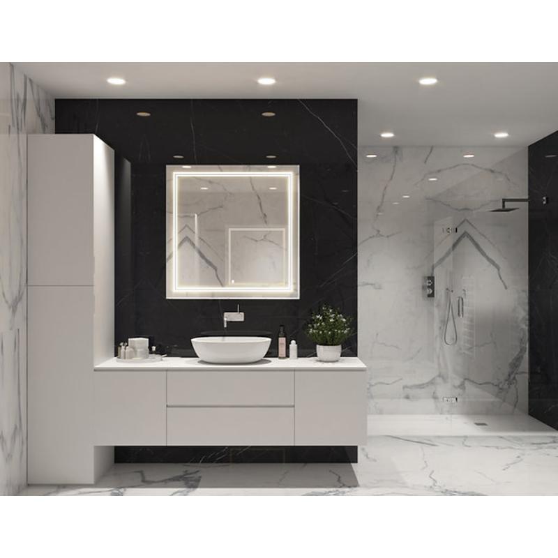 AQUADOM Soho LED Bathroom Vanity, Acrylight Technology, Antifog Dimmable, Moisture Resistant 36" x 1" x 36"