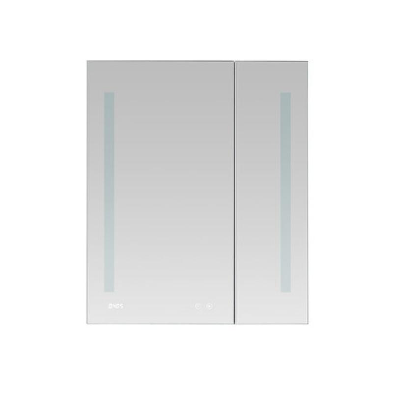 AQUADOM Signature Royale LED Lighted Medicine Cabinet, Anti-Fog, Dimmable, Recessed or Surface 30" x 5" x 30"