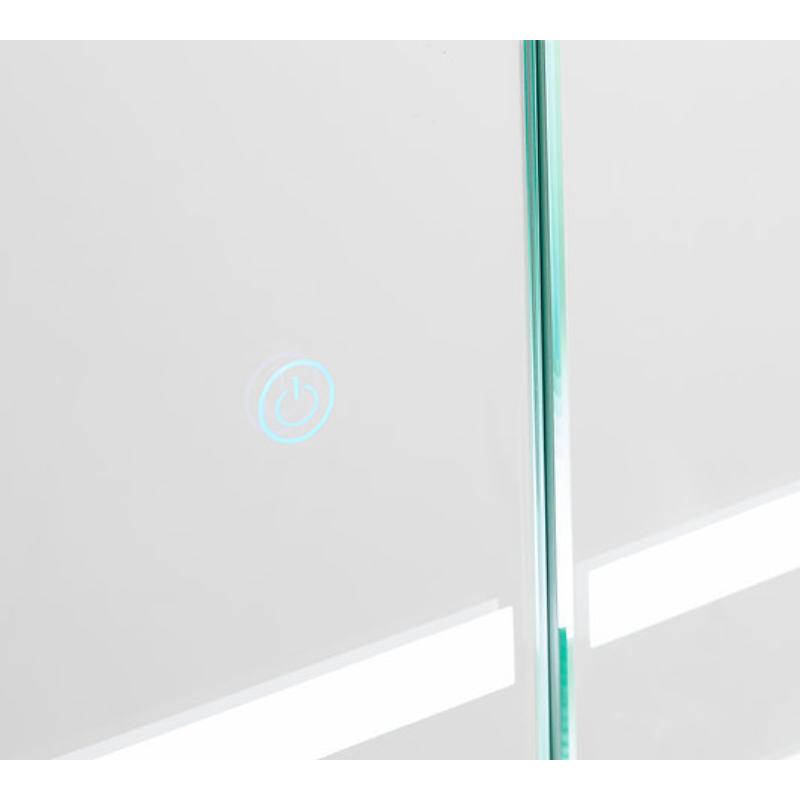 AQUADOM Royale Plus LED Lighted Medicine Cabinet, Anti-Fog, Dimmable, Recessed or Surface 48" x 5" x 36"