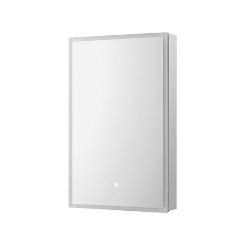 AQUADOM  Edge Royale LED Lighted Medicine Cabinet, Antifog, Dimmable, Left-Handed, Recessed or Surface 20" x 5" x 32"