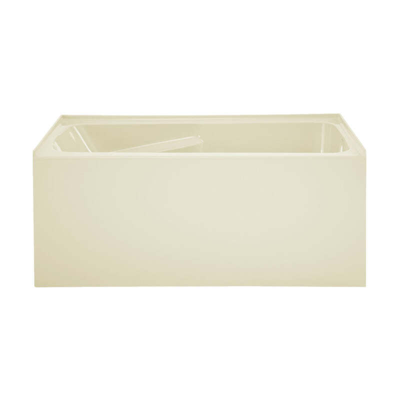 Swiss Madison Voltaire 54" X 30" Right-Hand Drain Alcove Bathtub with Apron in Bisque