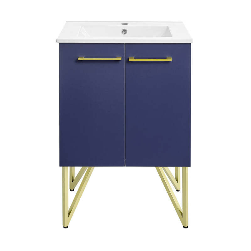 Swiss Madison Annecy 24 Bathroom Vanity in Navy Blue