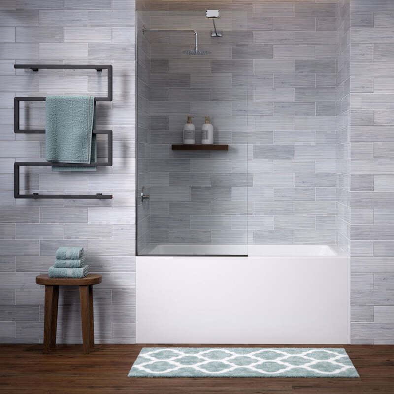 Swiss Madison Voltaire 54" X 30" Left-Hand Drain Alcove Bathtub with Apron