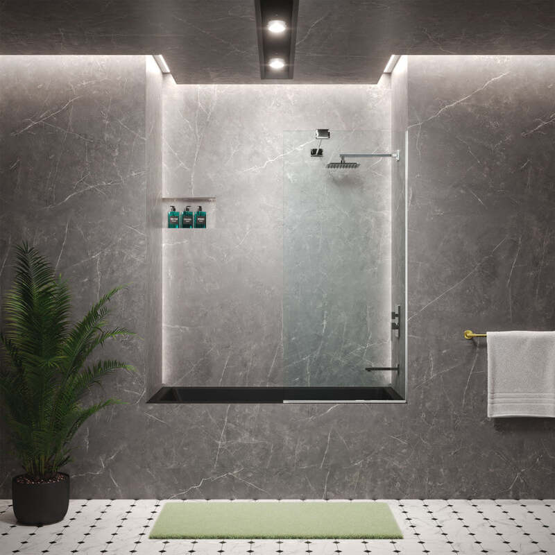 Swiss Madison Voltaire 60" X 30" Right-Hand Drain Alcove Bathtub in Matte Black