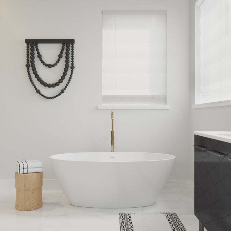 Swiss Madison Manoir 60" Freestanding Bathtub