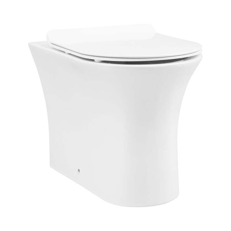 Swiss Madison Cascade Back-to-Wall Elongated Toilet Bowl