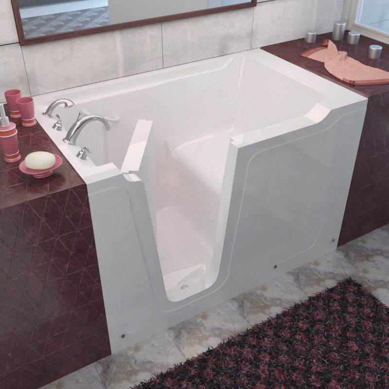 MediTub - 3660 Series Walk-In 36 x 60 Left Drain White Soaking Walk-In