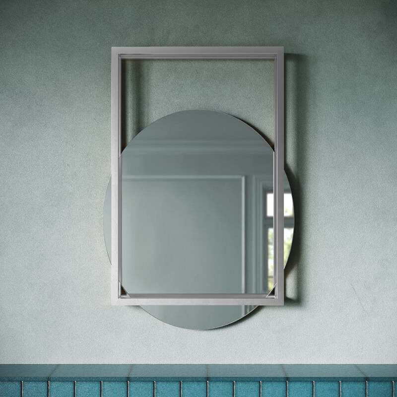 Swiss Madison Pierre 30" Vanity Mirror in Chrome