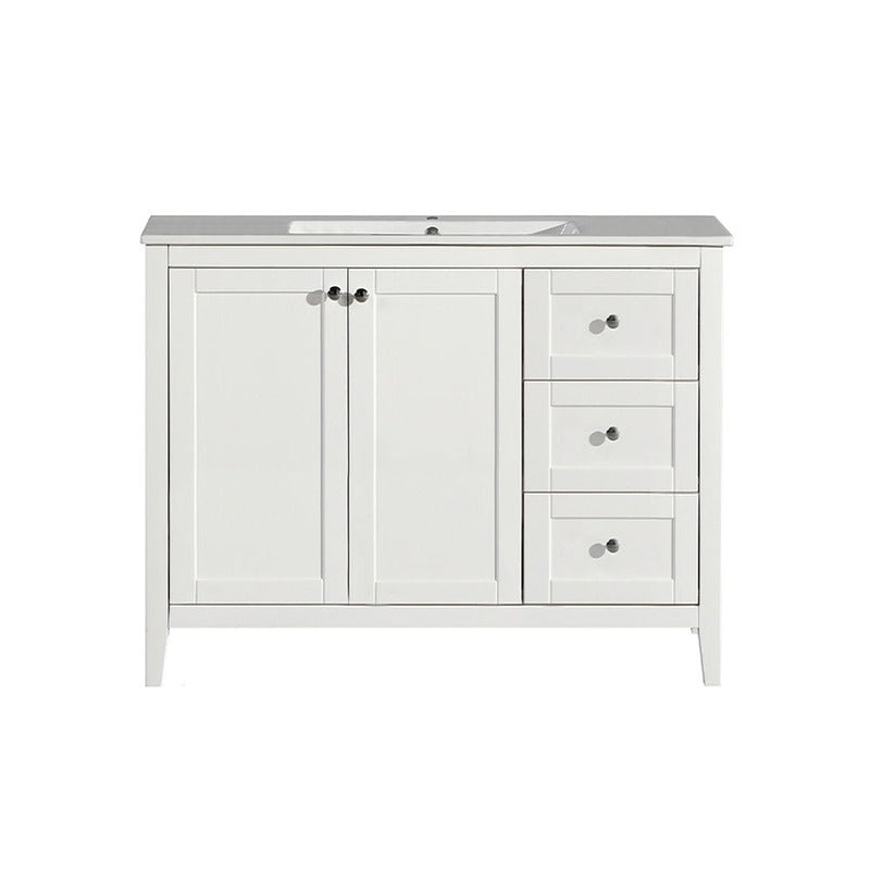 Swiss Madison Cannes 48 Single, Two Doors, Three Drawers, Bathroom Vanity