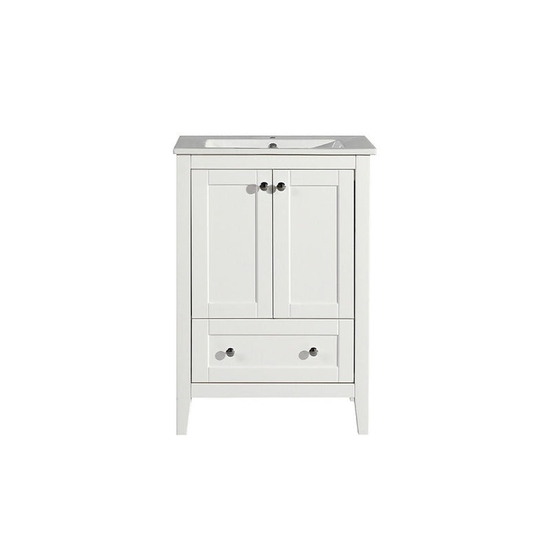 Swiss Madison Cannes 24 Single, Two Doors, One Drawer, Bathroom Vanity