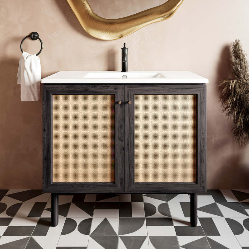 Swiss Madison Classé 36" Bathroom Vanity in Black
