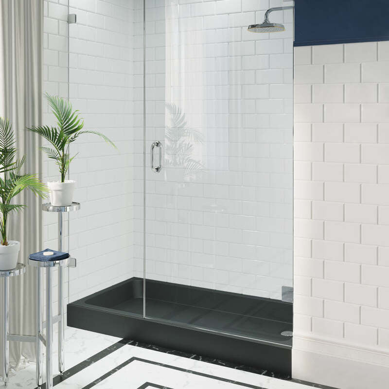 Swiss Madison Voltaire 60 x 32 Acrylic Black, Single-Threshold, Right-Hand Drain, Shower Base
