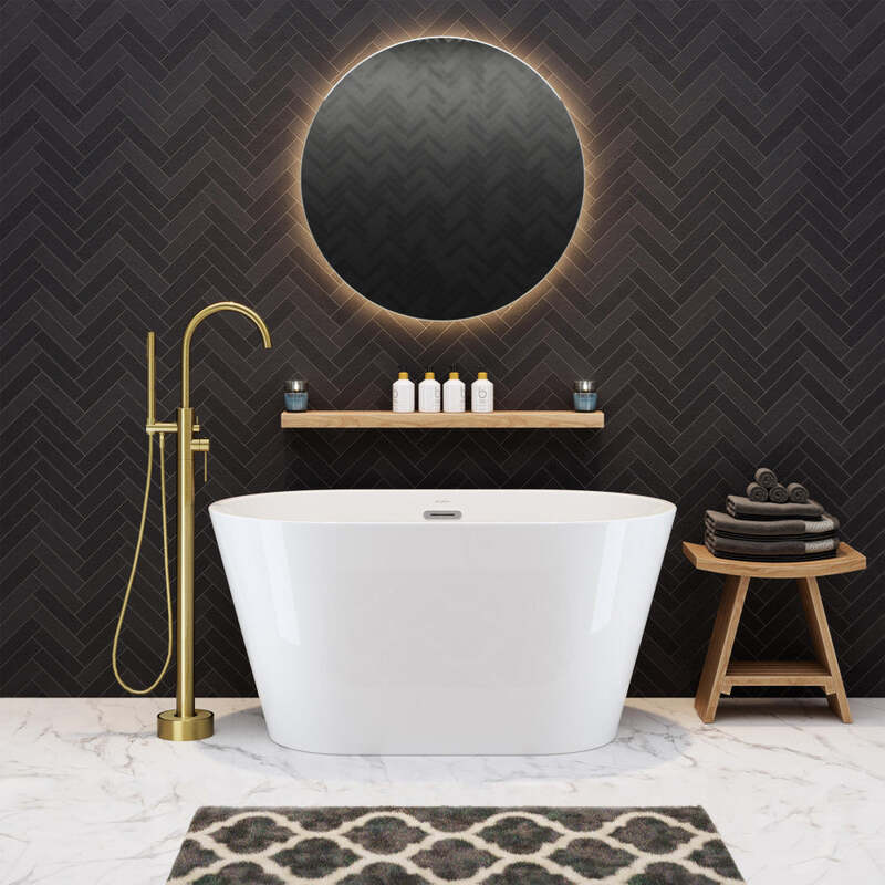Swiss Madison Claire 48" Freestanding Bathtub