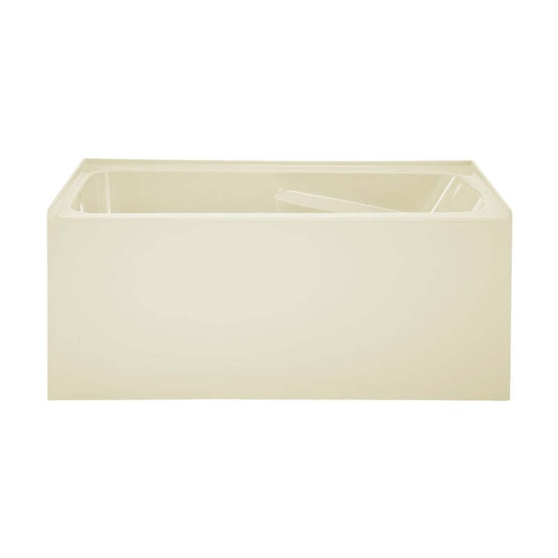Swiss Madison Voltaire 54" X 30" Left-Hand Drain Alcove Bathtub with Apron in Bisque
