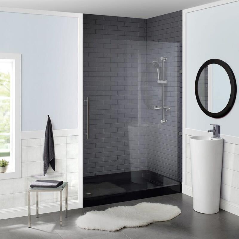 Swiss Madison Voltaire 60 x 36 Acrylic Black, Single-Threshold, Left Drain, Shower Base