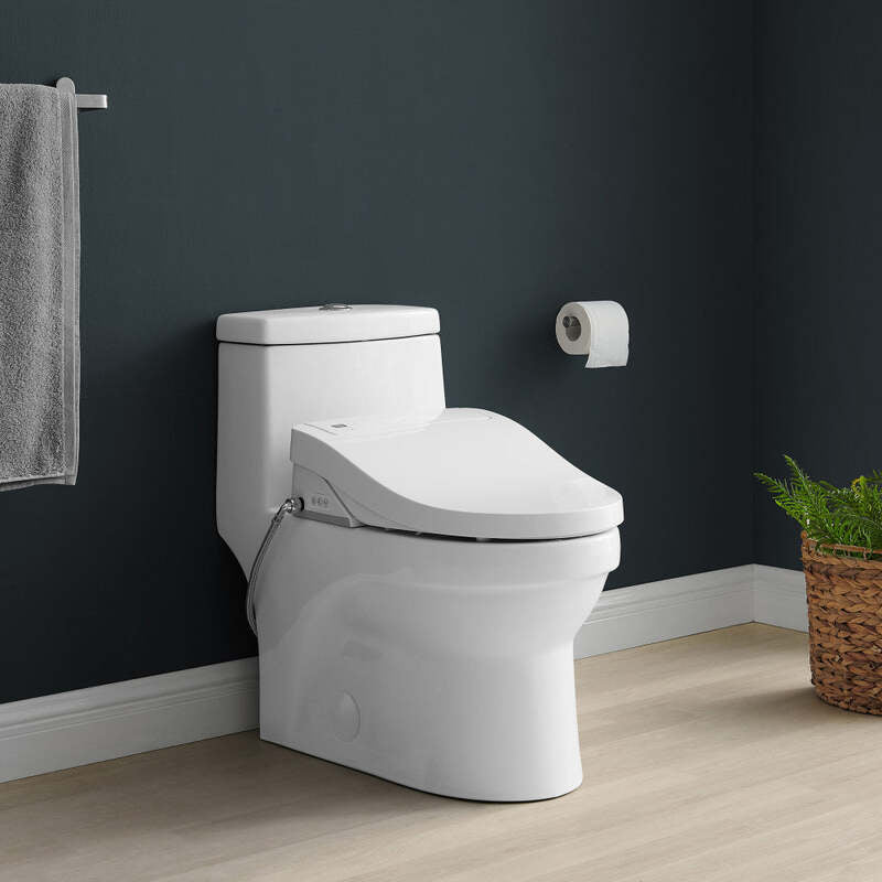 Swiss Madison Virage One-Piece Toilet with Vivante Smart Seat 1.1/1.6 gpf