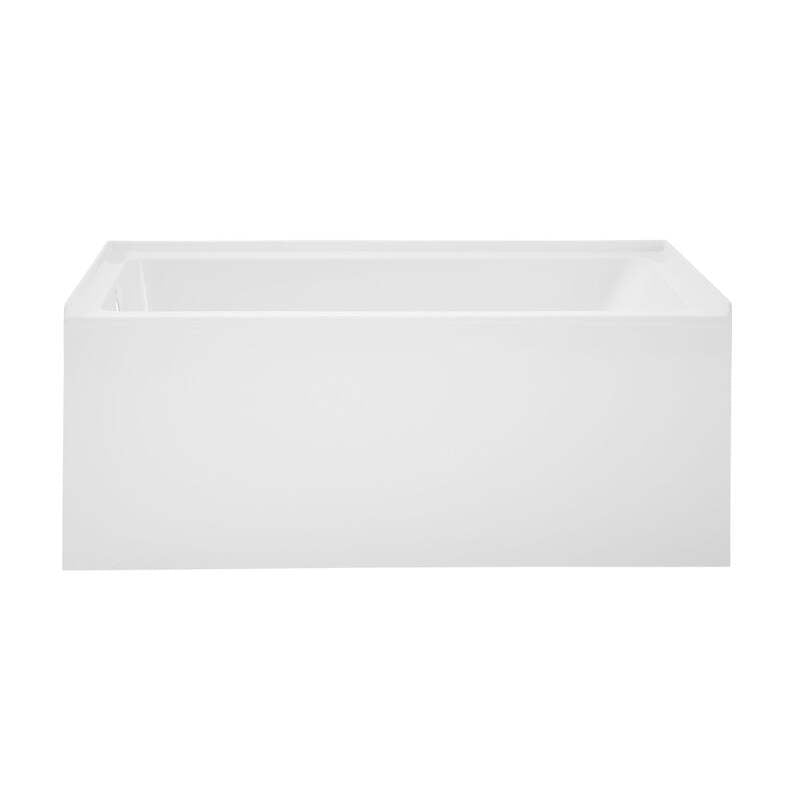 Swiss Madison Voltaire 54" X 30" Left-Hand Drain Alcove Bathtub with Apron